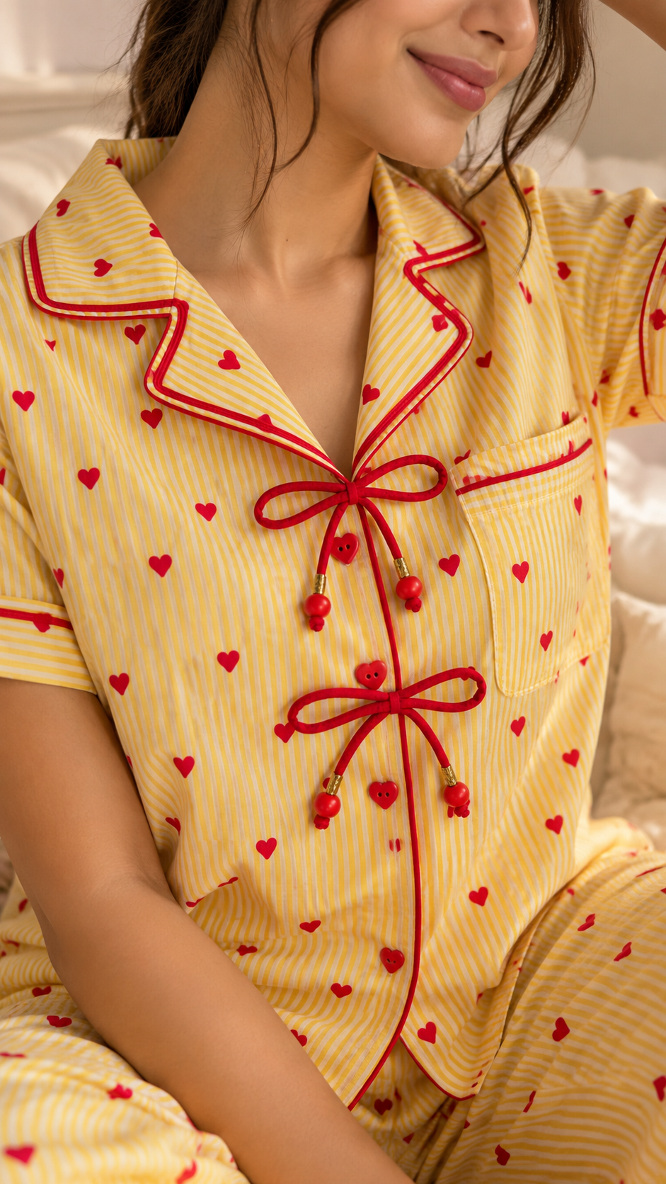 Cupid's Kiss 3-Piece Nightsuit