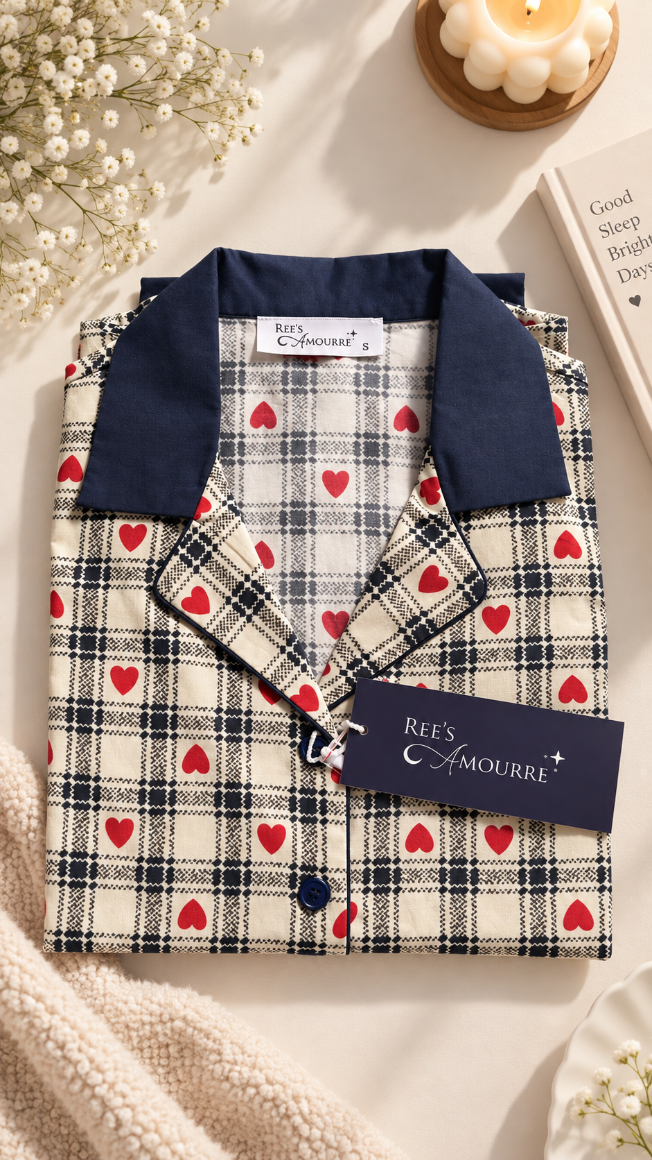Navy Crush Nightsuit