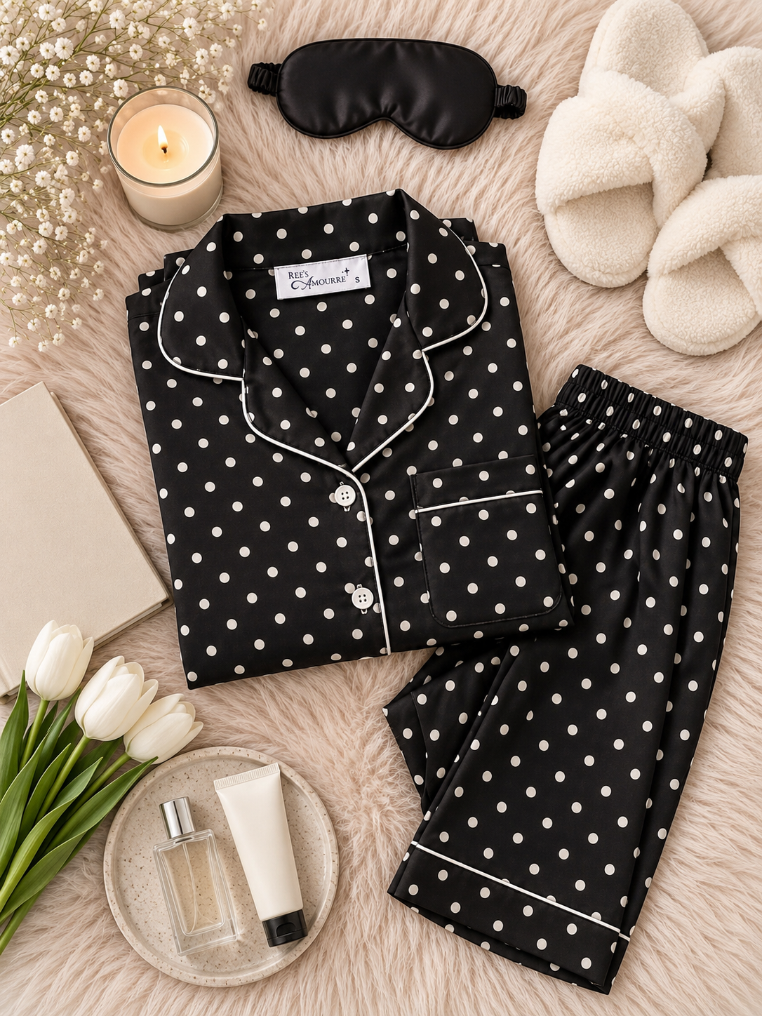 Moonlit Polka Nightsuit