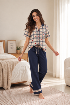 Navy Crush Nightsuit