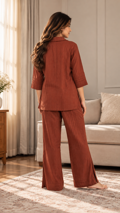 Rust Bloom Nightsuit